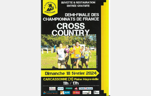 1/2 FINALE DES CHAMPIONNATS DE FRANCE DE CROSS. 18/02/2024