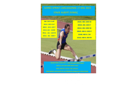 SOIRÉE SPRINT CARCASSONNE